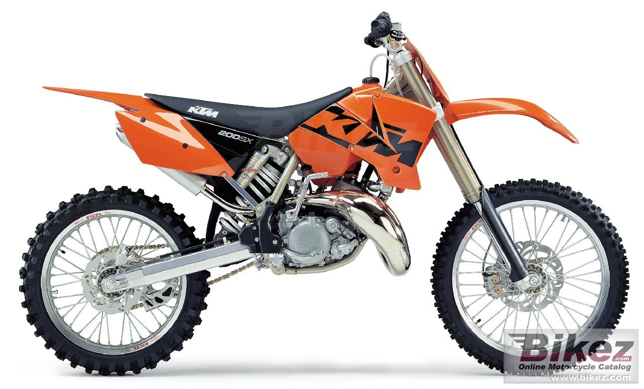 KTM 200 SX poster